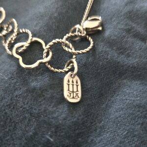 RETIRED James Avery Quatrefoil Silver Bracelet